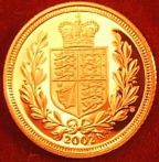 Proof Half-Sovereign 2005