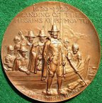 Plymouth Pilgrims medal Tercentenary 1920
