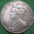 Queen Anne Coronation medal 1702 by Croker