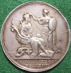 George I Coronation medal 1714 by Croker