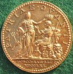 George III gold coronation medal by Natter