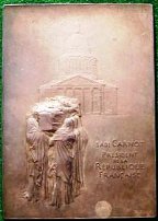 Carnot medal by Roty