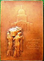 Carnot medal by Roty