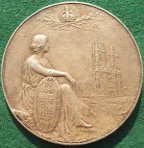 Edward VII & Alexandra, Coronation 1902, silver-gilt medal by Emil Fuchs
