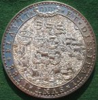 Spanish Armada, 400th Anniversary 1988, silver medal