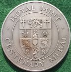 Millennium of High Sheriffs Office 1992, silver medal issued by the Royal Min