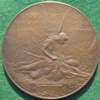 South African (Boer) War, Memorial medal 1900, bronze, by Emil Fuchs