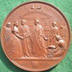 Alexandra of Denmark entry to London medal by Wyon