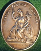 Ireland Royal Dublin Society silver medal by Mossop