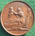 Henri de Bourbon, Duc de Bordeaux, born 1820, bronze medal