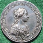 Queen Charlotte (George IIIs wife), Coronation 1761 silver medal