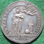 Queen Charlotte (George IIIs wife), Coronation 1761 silver medal