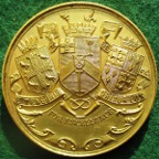 Wolverhampton, Exhibition 1893, gilt-bronze prize medal