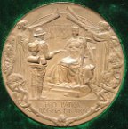 South Africa Boer War, City of London Volunteers Return to London 1900, bronze meda