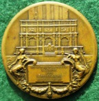 Italy, Venice, New Campanile erected in St Marks Square 1912, bronze medal