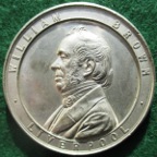 Liverpool, William Brown benefactor & Library and Museum opened 1860, white metal medal