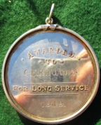 Institute of Clayworkers  Instituted 1895, silver long-service medal by Thomas Fattorini