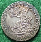 Defeat of the Spanish Armada and Thanksgiving 1589, silver medal