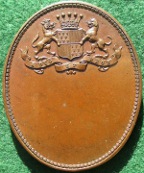 London, St Johns Hospital for Skin Disorders founded 1863, oval bronze medal