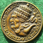 Protestant anti-Catholic satirical medal, 16th/17th  century