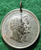 William IV Coronation & Sunday School Jubilee 1831, white metal medal