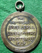 The Royal Warwickshire Regiment, silver prize medal for the Birmingham Jewellers & Silversmiths Football Cup 1930