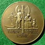 France, Marshal Ptain 1941, bronze medal