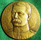 France/ Great Britain, Lord Kitchener, bronze memorial medal 1916 by J-P Legastelois
