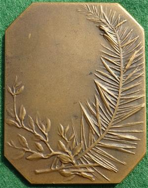 France, La Peinture (Painting), bronze medal 1901, by Maurice Charpentier-Mio