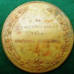 The Churchill War Coalition Cabinet Presentation Medal 1946, large bronze medal