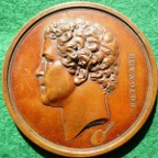 London, Art Union series, Joshua Reynolds 1845, bronze medal