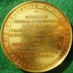 Vatican, Pius IX, Easter medal in defence of Papal territory 1860, bronze-gilt, by B Zaccagnini