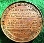 Shipwrecked Fishermen & Mariners Benevolent Society, bronze medal