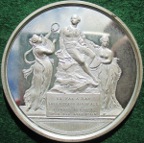 William Shakespeare, National Edition of his Works 1803, silver subscribers medal by Conrad Kuchler