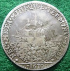 Charles I, Dominion of the Sea 1630, silver medal by Nicholas Briot