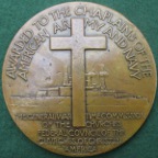 USA, Army & Navy Chaplains Medal (1920), bronze medal by Laura Gardin Fraser