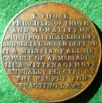The Rights of the People 1823, bronze medal,