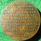 The Rights of the People 1823, bronze medal,