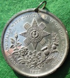 George IV, visit to Scotland 1822, white metal medal