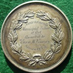Art Prize Medal, Bournemouth Municipal School of Art, silver prize medal by Pinches, awarded 1908