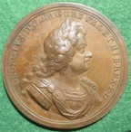 George II entry into London 1714 medal