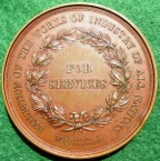 Crystal Palace Exhibition For Services Medal 1851