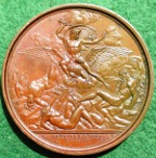 Napoleon Battle of Jena 1806, bronze medal Galle