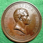 Shakespeare medal to Sir Alured  Clarke, a British Army commander in the American War of Independence