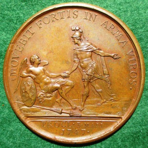 Netherlands, William IV Hereditary Stadtholder 1747, Dassier medal