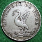 Liverpool election medal 1816, Leyland & Hunter