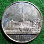 Wiltshire, Salisbury, Salisbury Cathedral, uniface white metal medal circa 1830