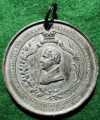 Sir Robert Peel, Repeal of the Corn Laws 1846, white metal medal