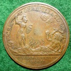 Anne Coronation bronze medal 1702