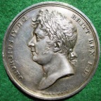 George IV silver Coronation medal 1821